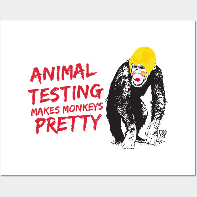 PRETTY MONKEYS Wall Art by toddgoldmanart